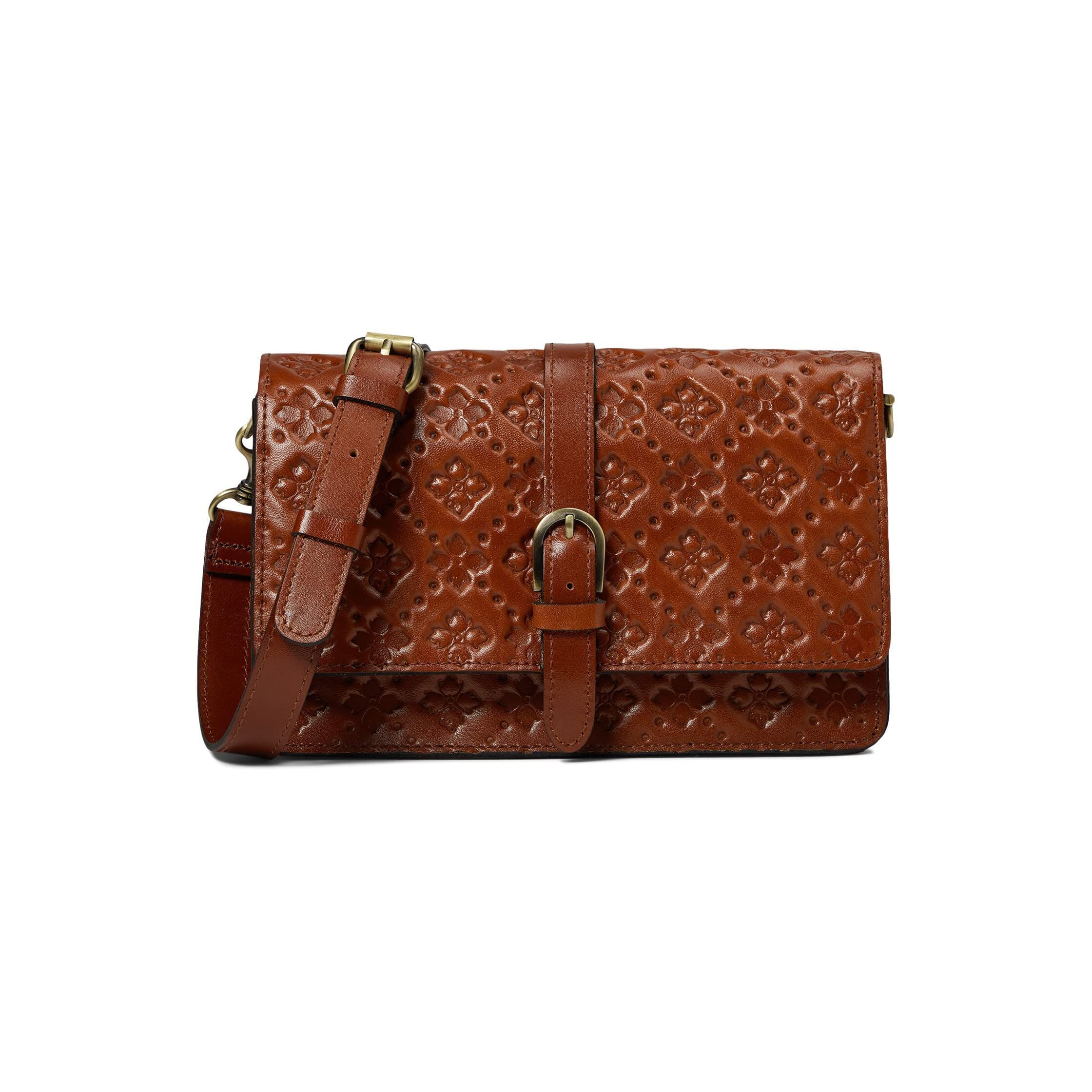 2384 Maribel Flap Crossbody Tan 1 One Size